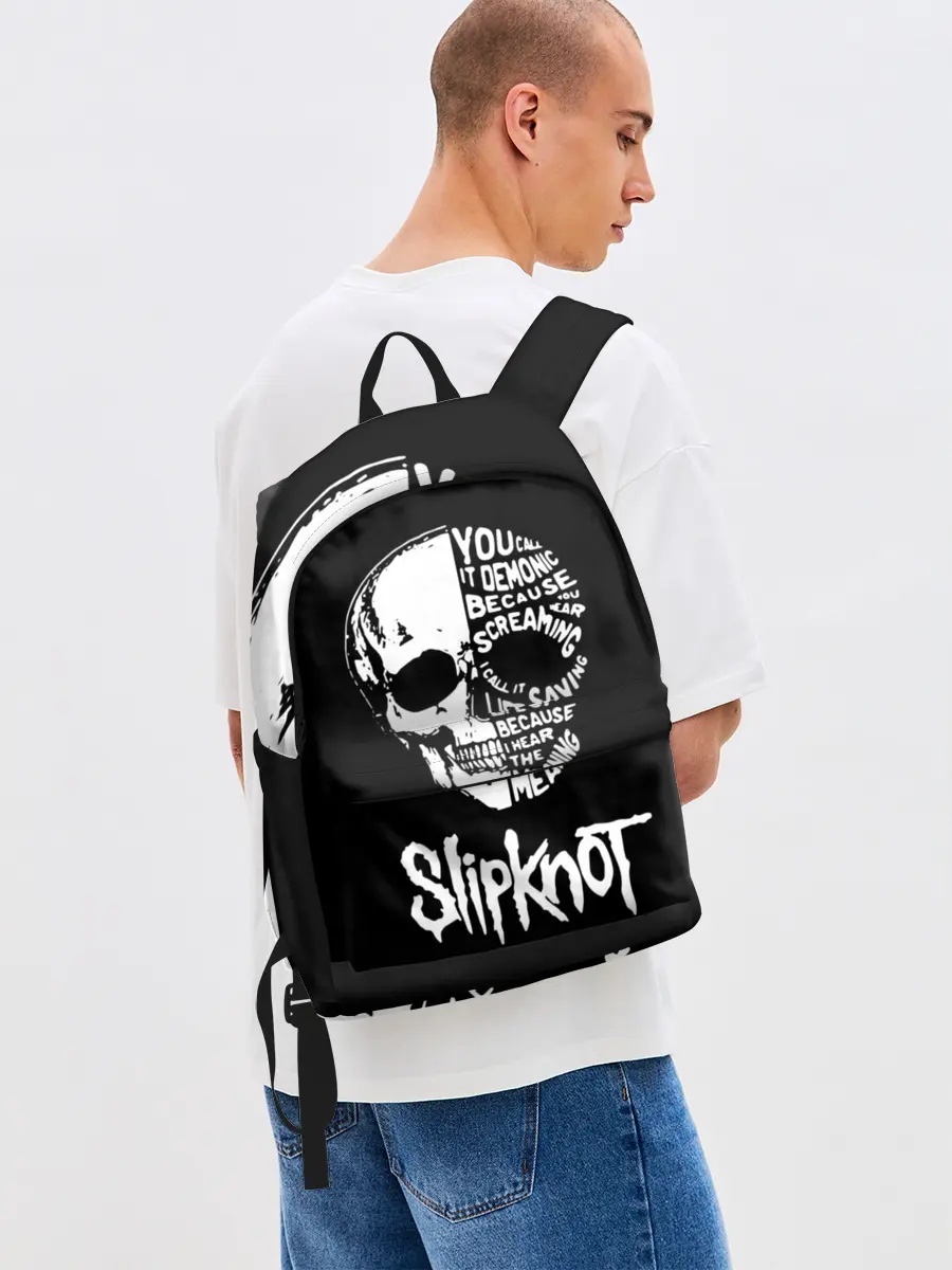 Рюкзак джинсовый / Slipknot
