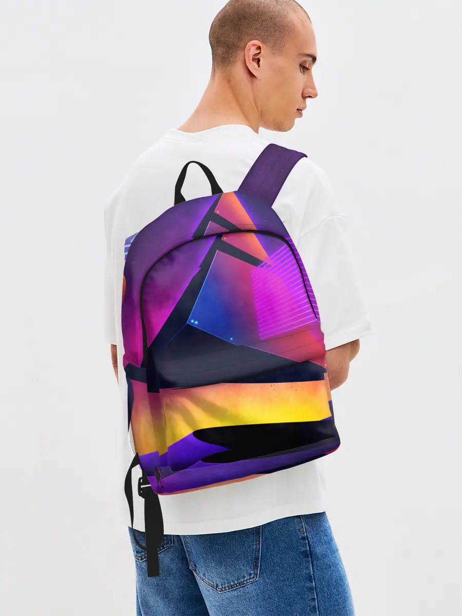 Рюкзак джинсовый / СТИЛЬ ГЕОМЕТРИЯ