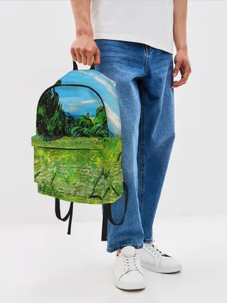 Рюкзак джинсовый / ВАНГОГ