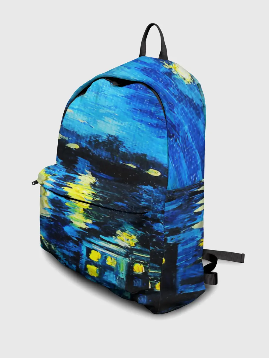 Рюкзак джинсовый / ВАНГОГ НОЧЬ
