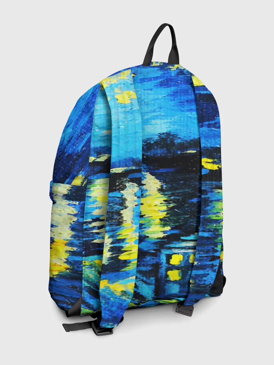 Рюкзак джинсовый / ВАНГОГ НОЧЬ