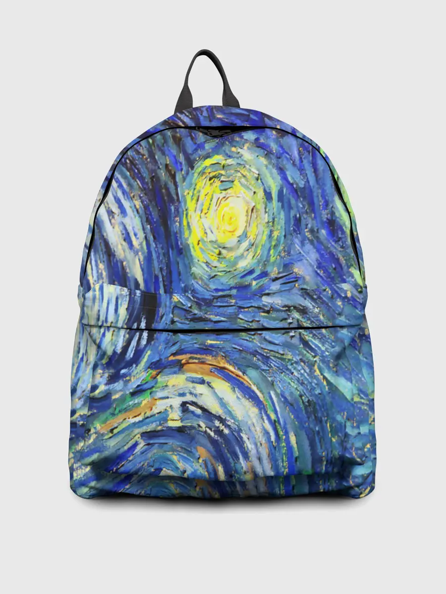 Рюкзак джинсовый / ИМПРЕССИОНИЗМ ВАНГОГ