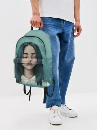 Рюкзак джинсовый / Билли Айлиш