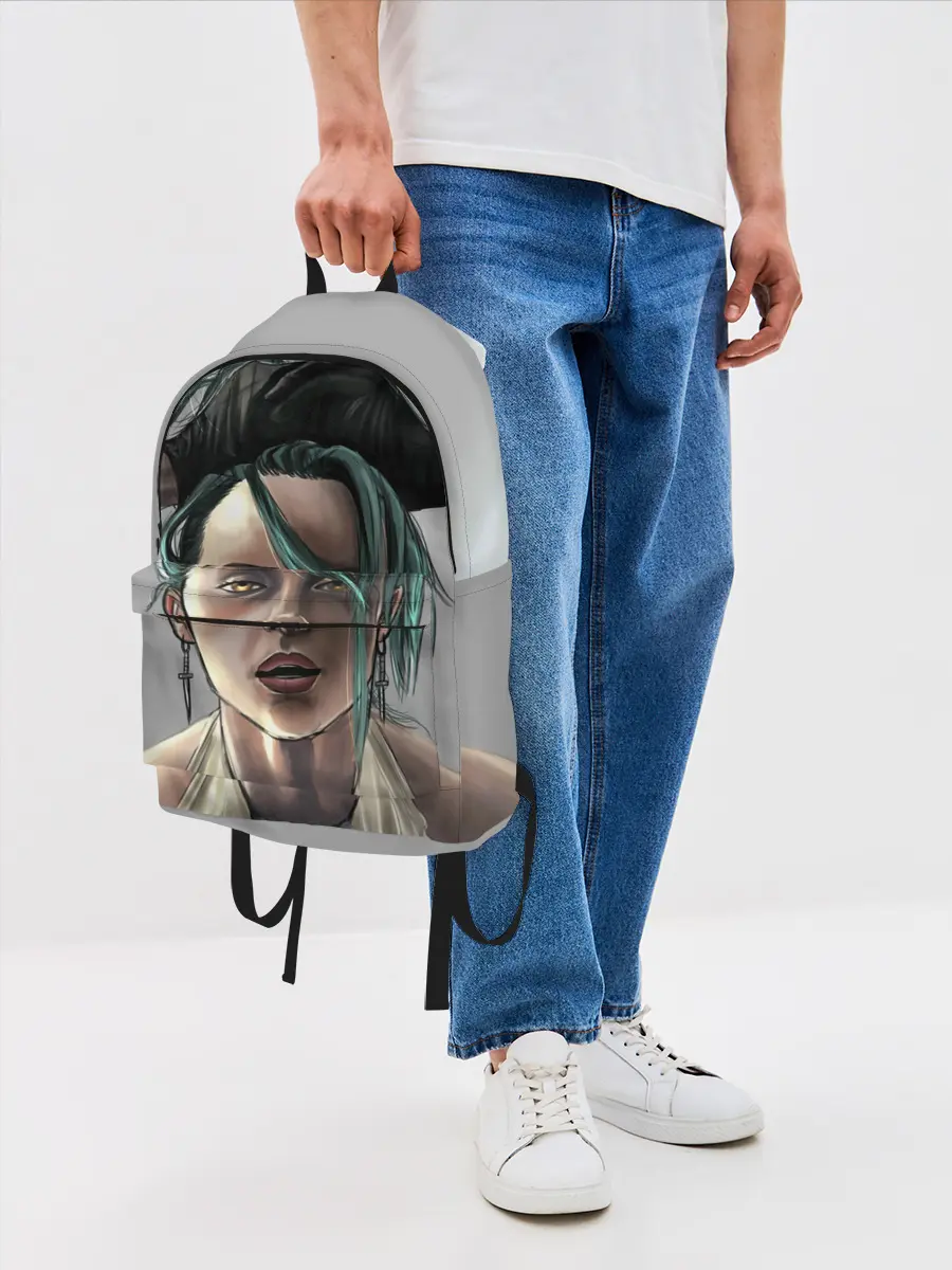 Рюкзак джинсовый / Билли Айлиш