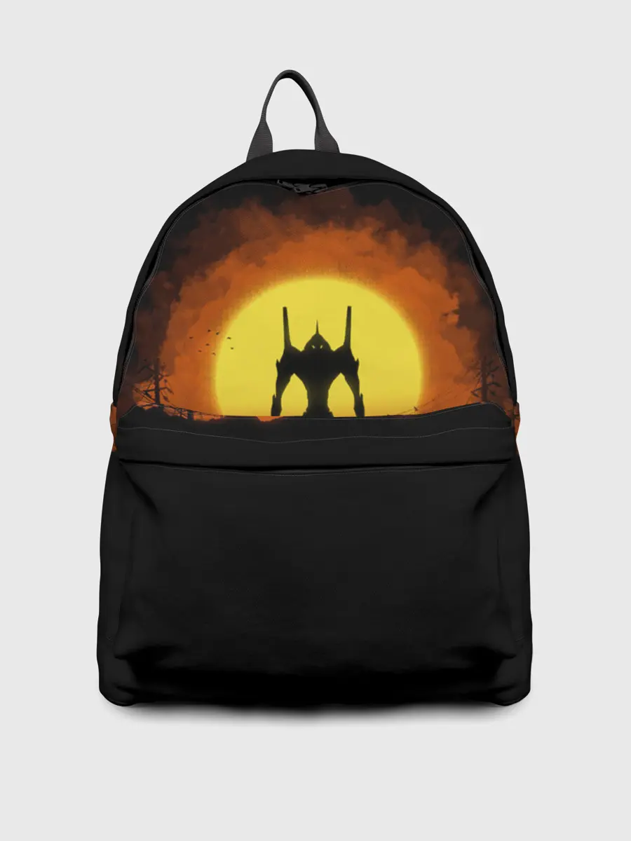 Рюкзак джинсовый / evangelion yellow planet