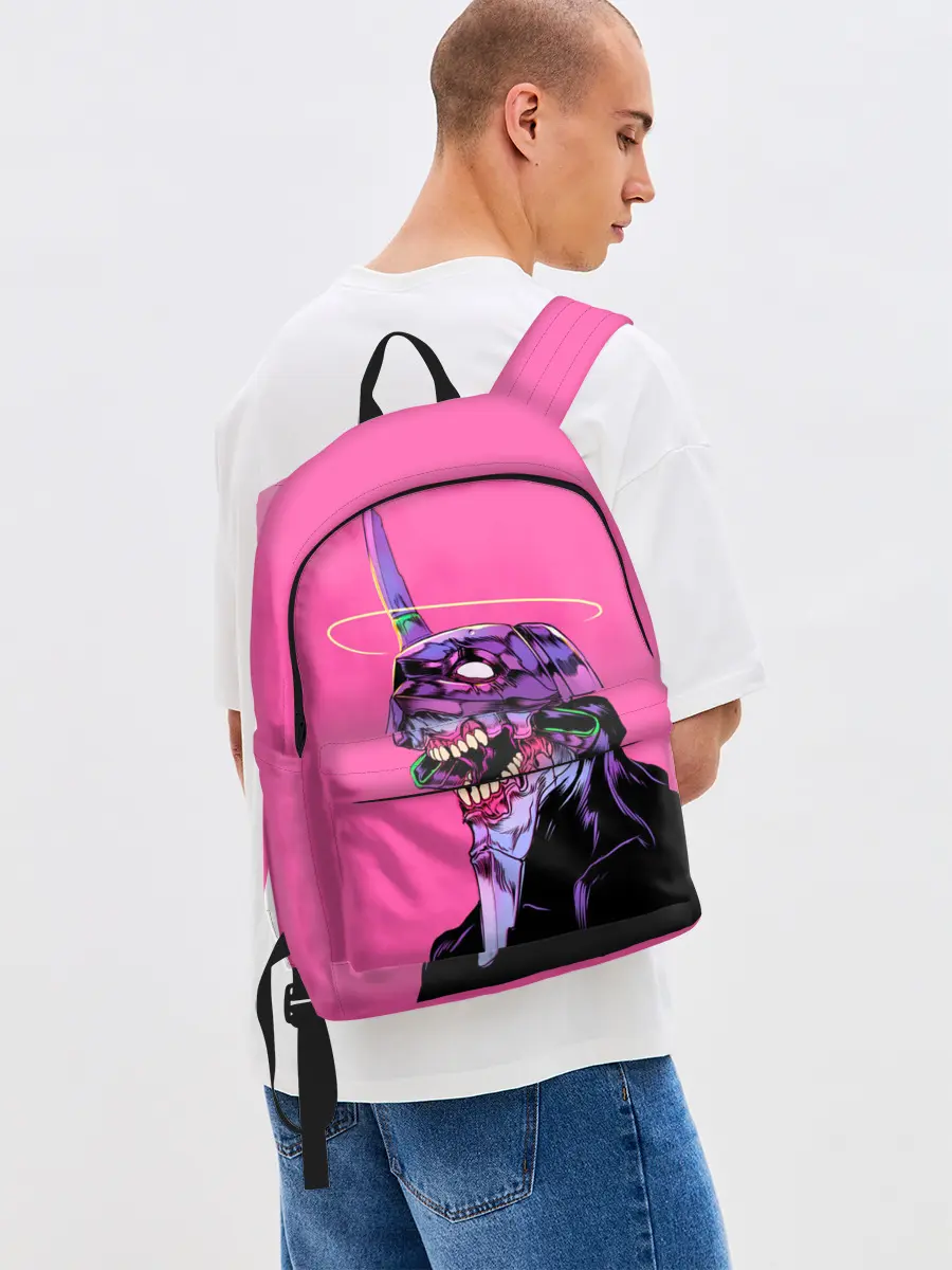 Рюкзак джинсовый / Монстр Евангелион