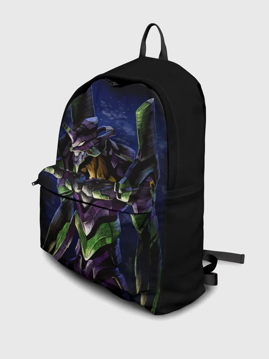 Рюкзак джинсовый / Боевой робот Евангелион