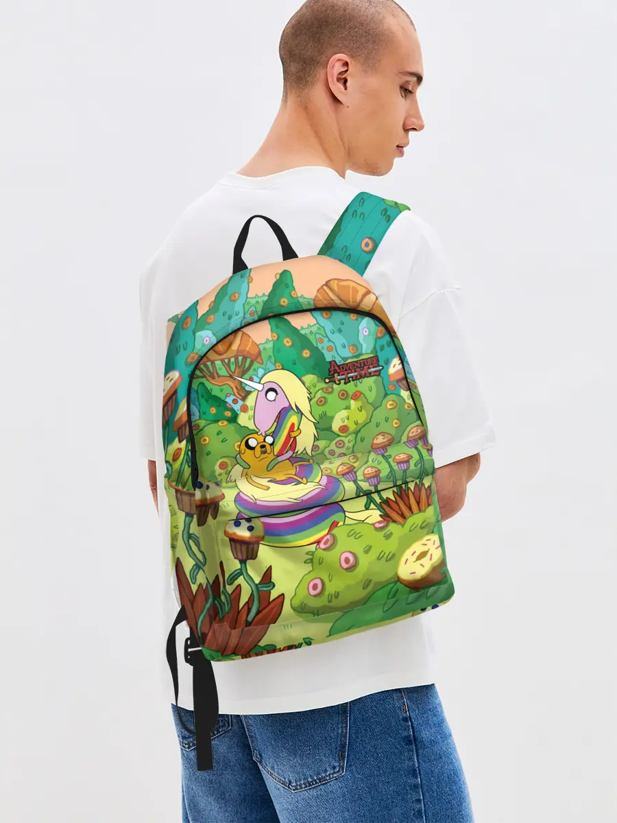 Рюкзак джинсовый / Ливнерог и Джейк