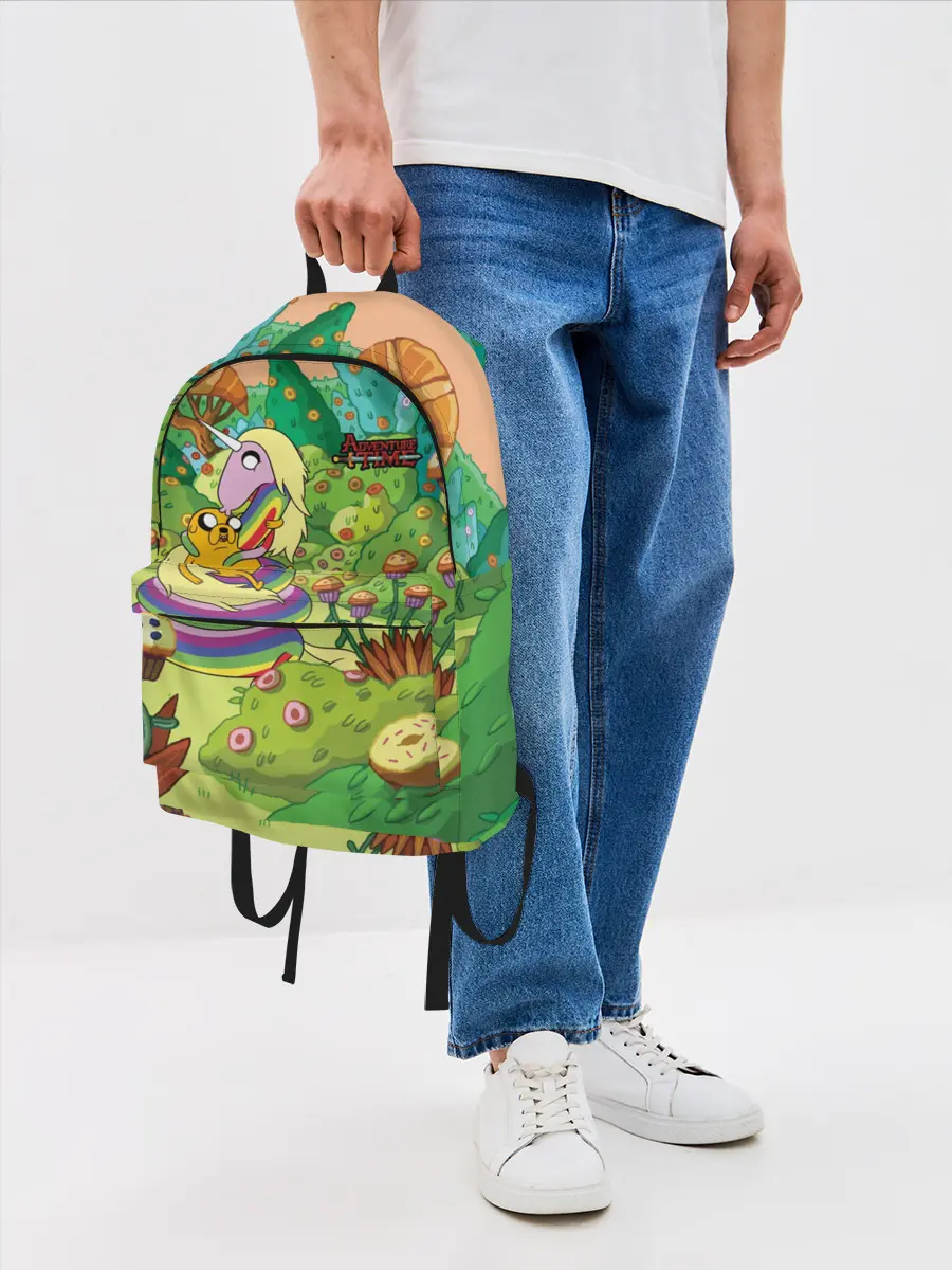 Рюкзак джинсовый / Ливнерог и Джейк