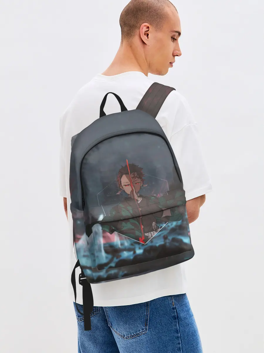 Рюкзак джинсовый / Танджиро Камадо