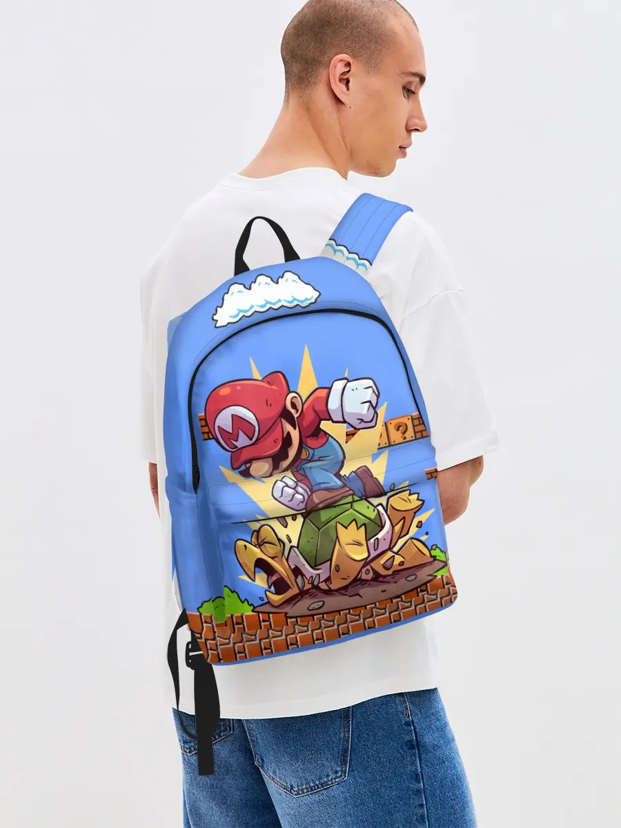 Рюкзак джинсовый / Марио