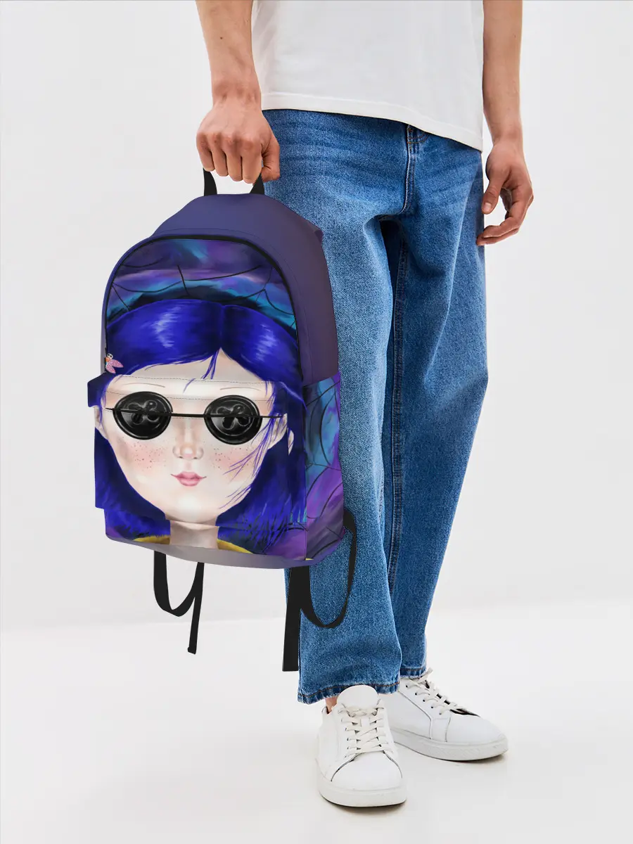 Рюкзак джинсовый / Coraline