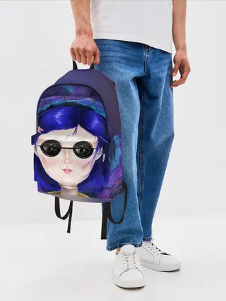 Рюкзак джинсовый / Coraline