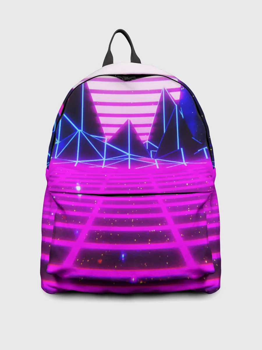 Рюкзак джинсовый / Ретро Стиль неон