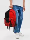 Рюкзак джинсовый / BLACK RED FIRE