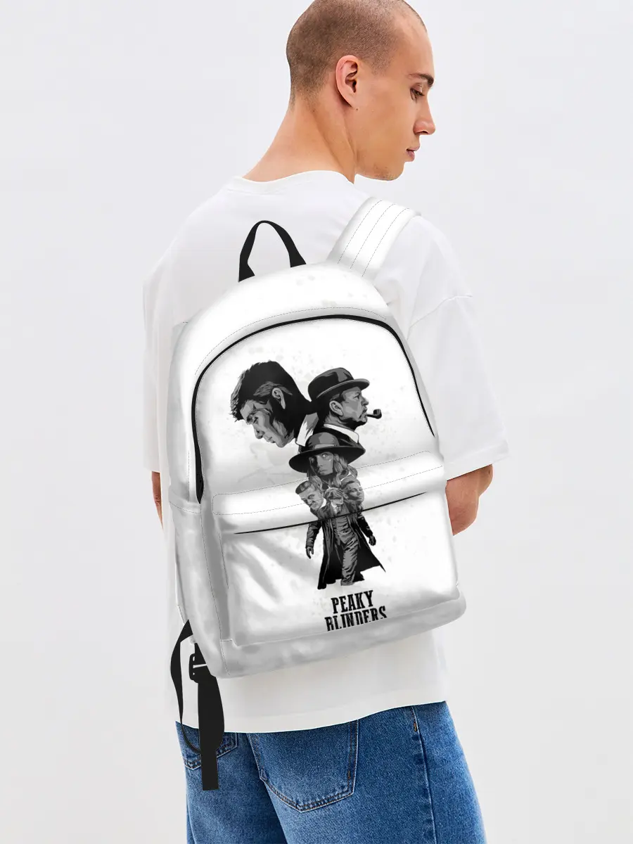 Рюкзак джинсовый / Острые козырьки