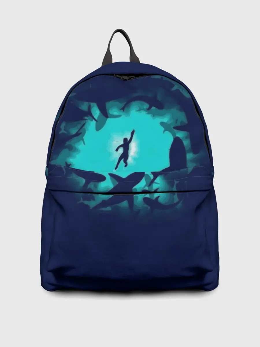 Рюкзак джинсовый / Swimming in the sea