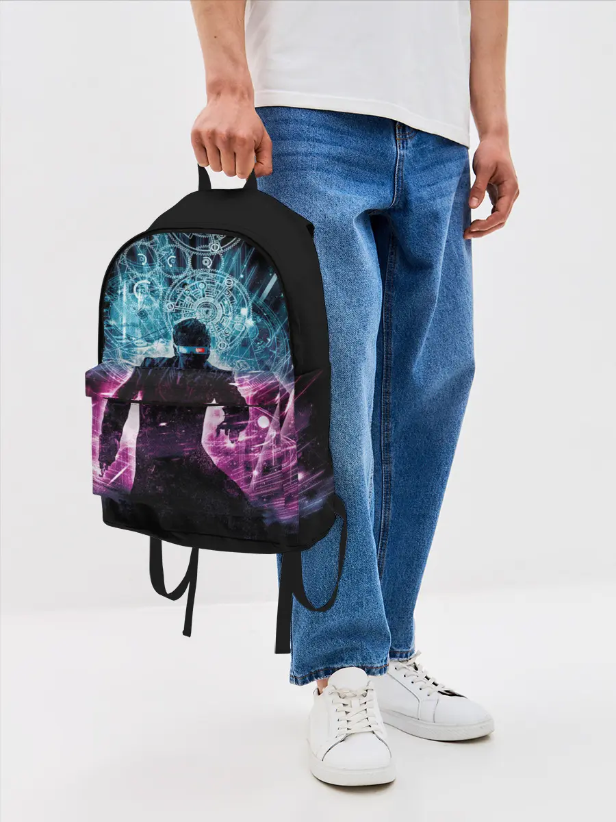 Рюкзак джинсовый / Доктор Кто