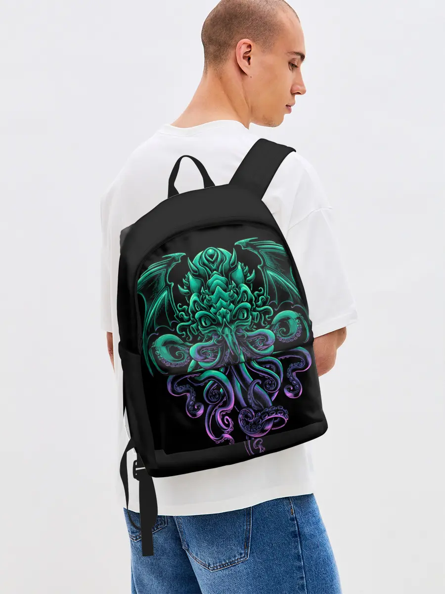 Рюкзак джинсовый / Ктулху