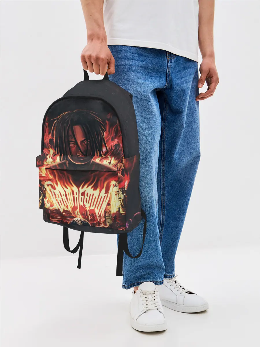 Рюкзак джинсовый / KIZARU - Karmageddon