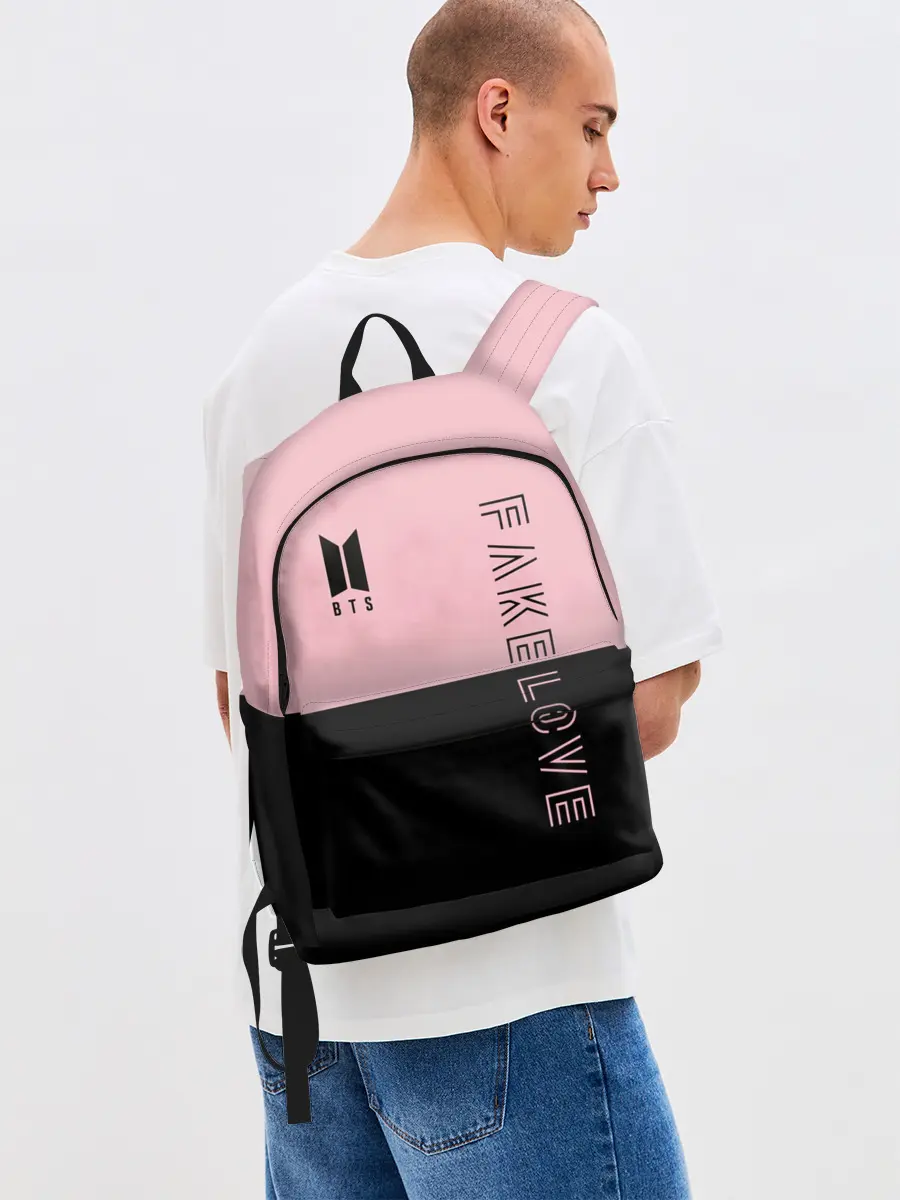 Рюкзак джинсовый / BTS Fake Love