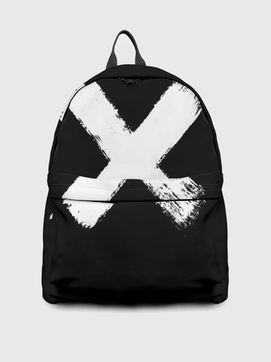 Рюкзак джинсовый / Белое перекрестие | Меченый