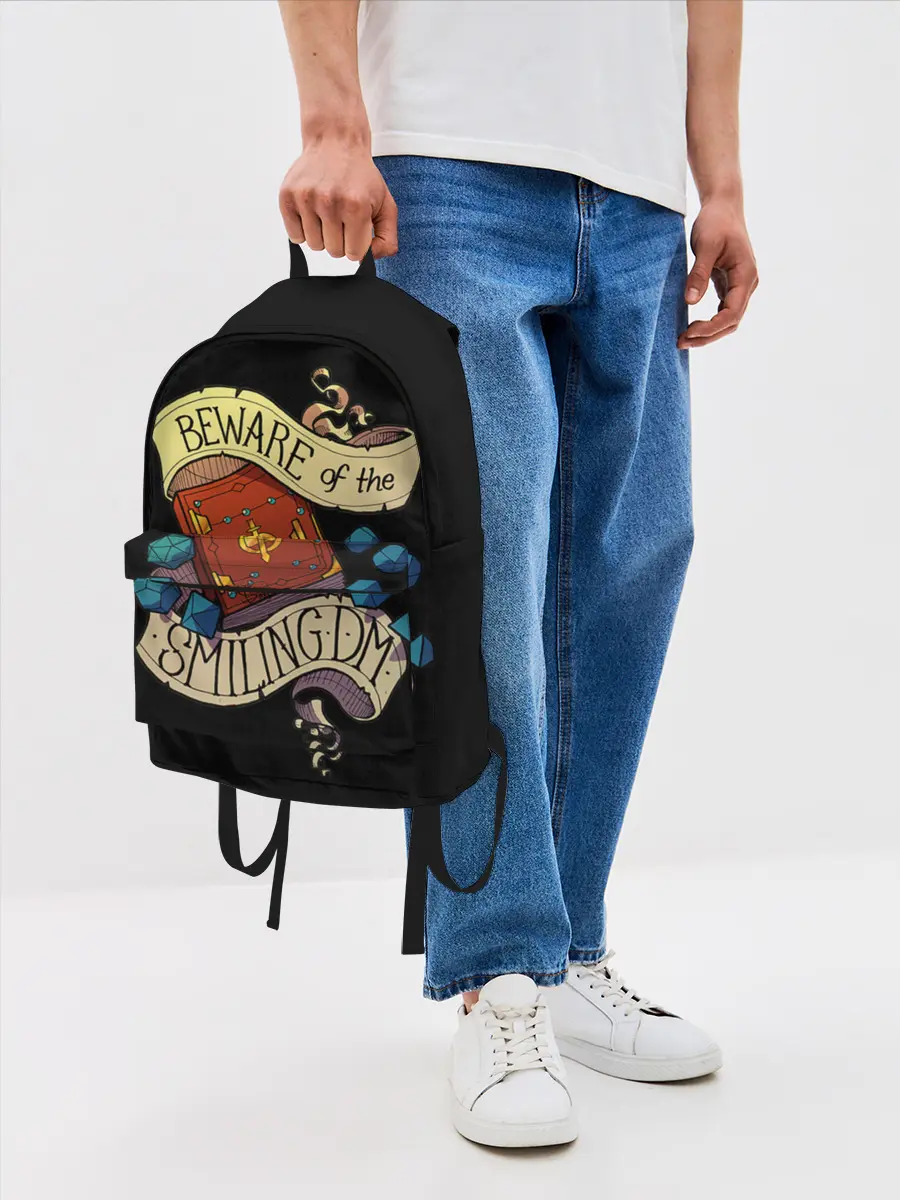 Рюкзак джинсовый / Beware of the smiling