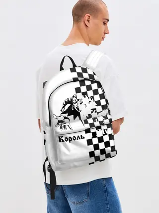 Рюкзак джинсовый / Король и Шут