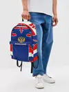Рюкзак джинсовый / Русский хоккей