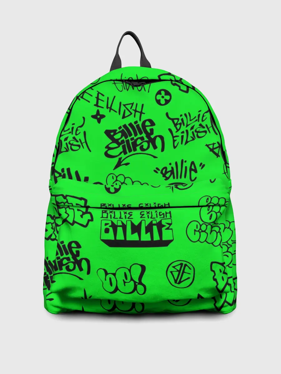 Рюкзак джинсовый / Billie Eilish graffiti