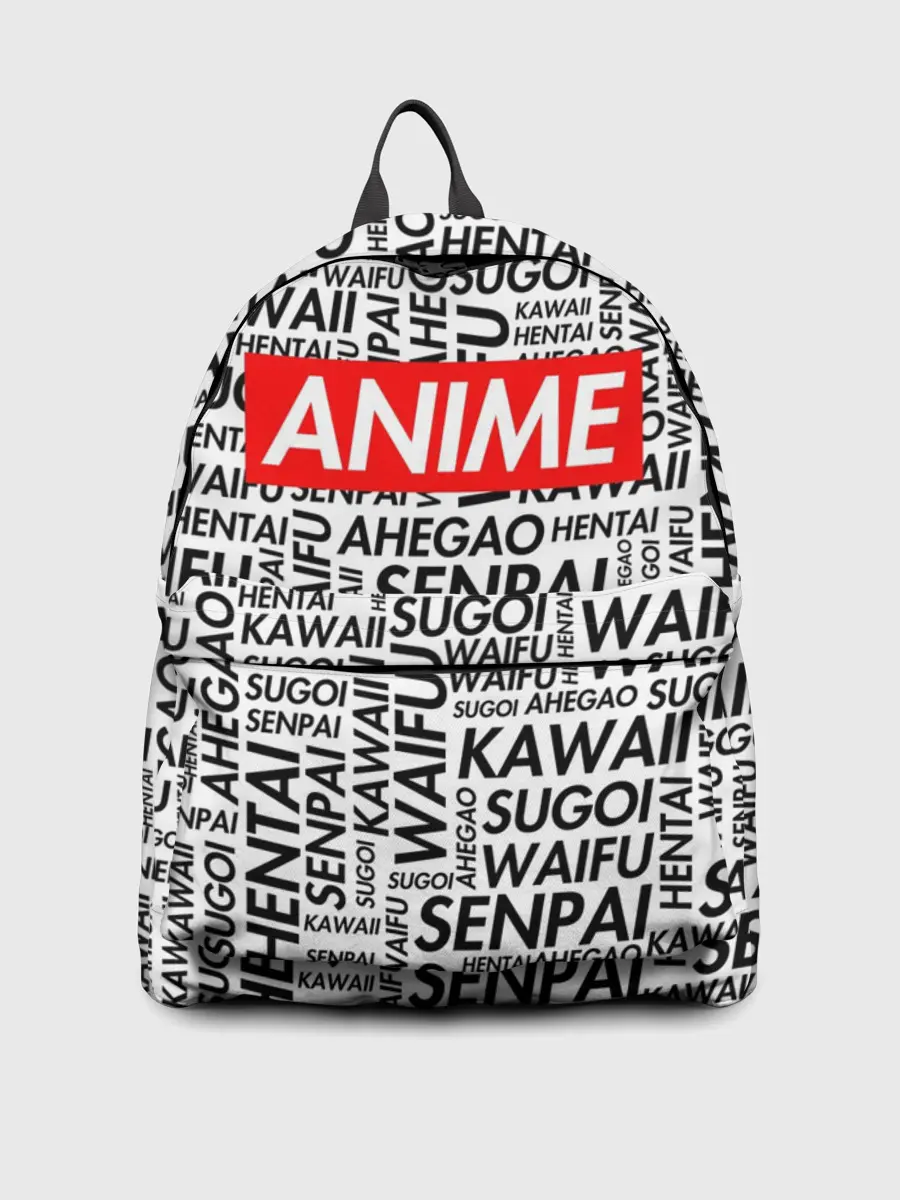 Рюкзак джинсовый / Anime Waifu