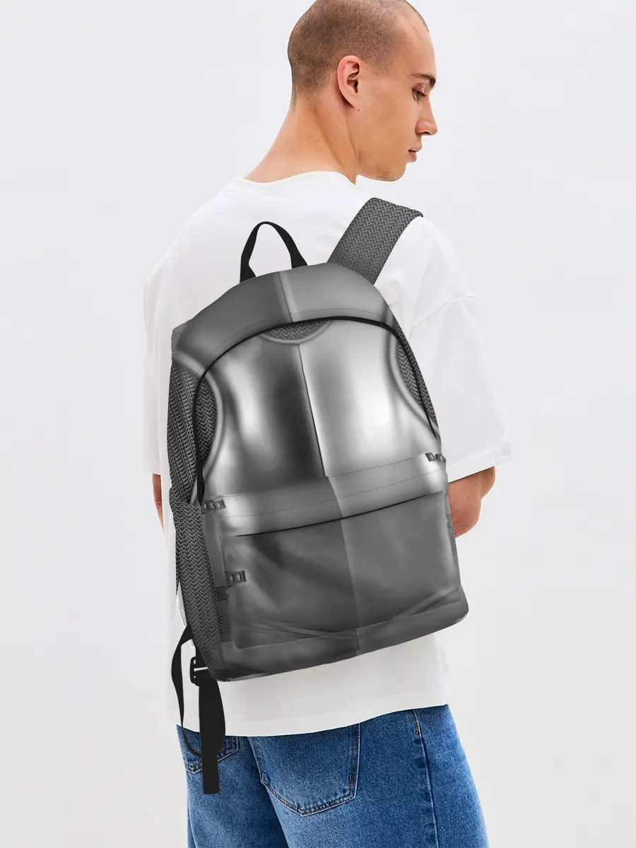 Рюкзак джинсовый / Доспехи рыцаря