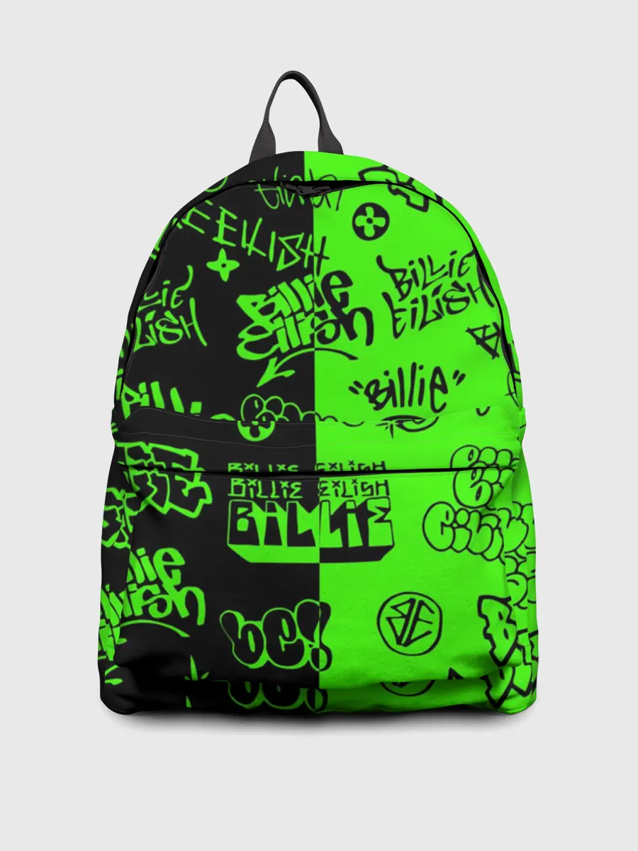 Рюкзак джинсовый / Billie Eilish Graffiti two col