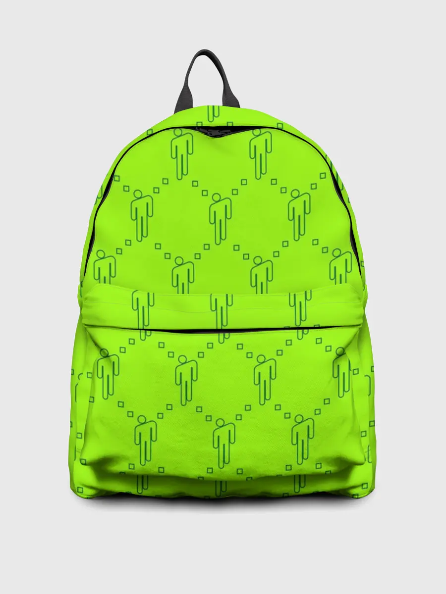 Рюкзак джинсовый / Billie Eilish pattern