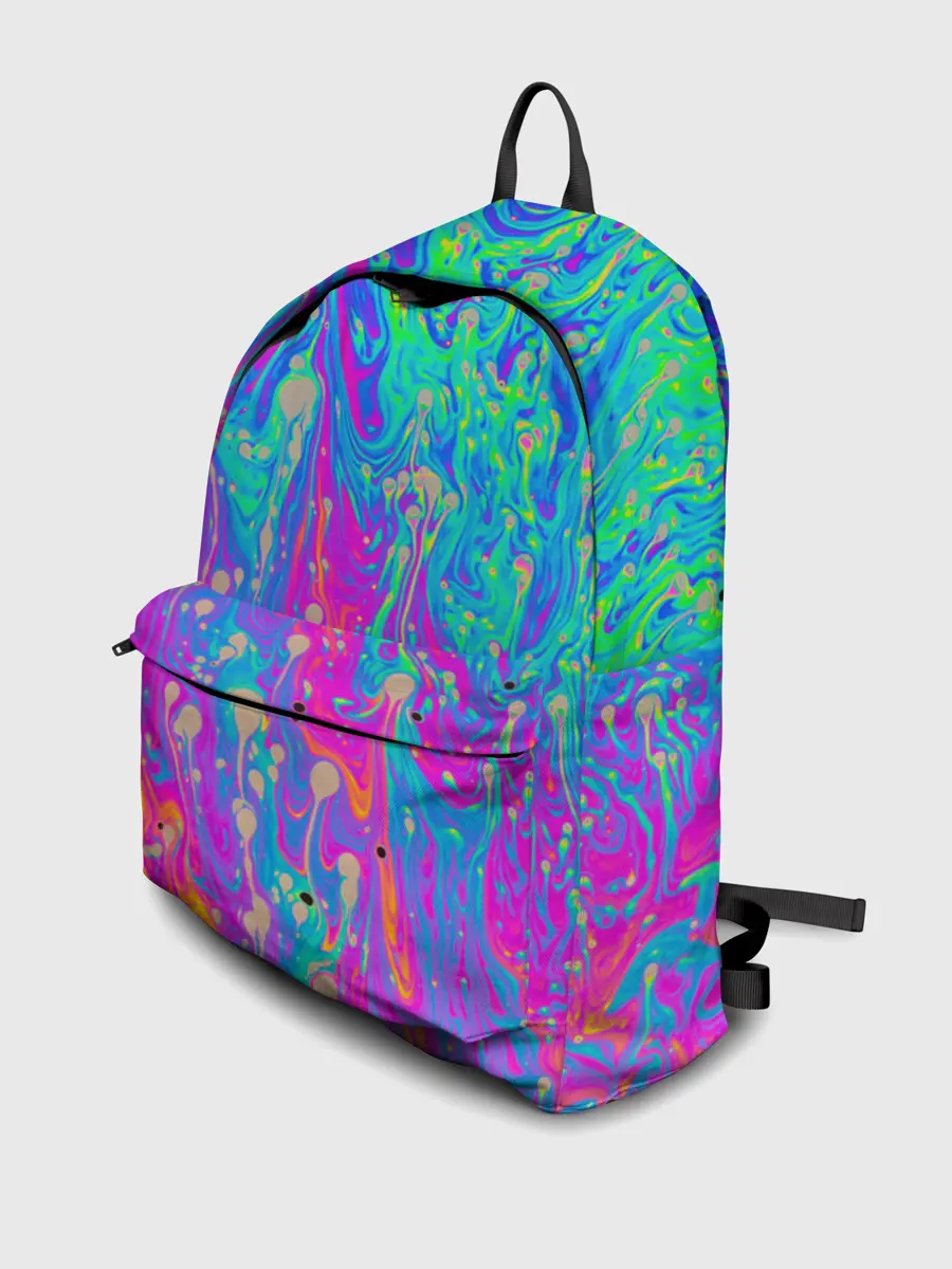 Рюкзак джинсовый / НЕОНОВАЯ ПАЛИТРА