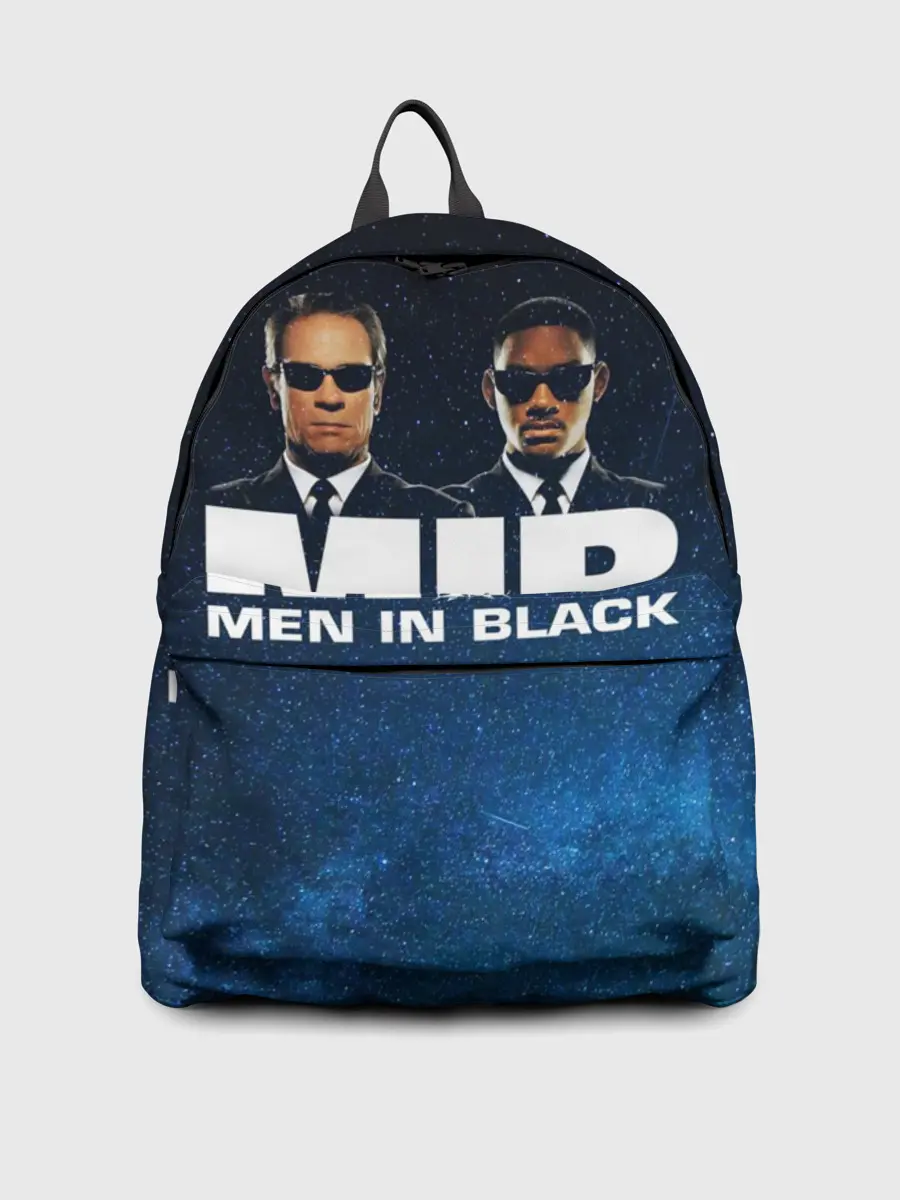 Рюкзак джинсовый / люди в черном