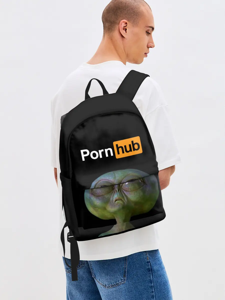 Рюкзак джинсовый / Alien and Porh Hub