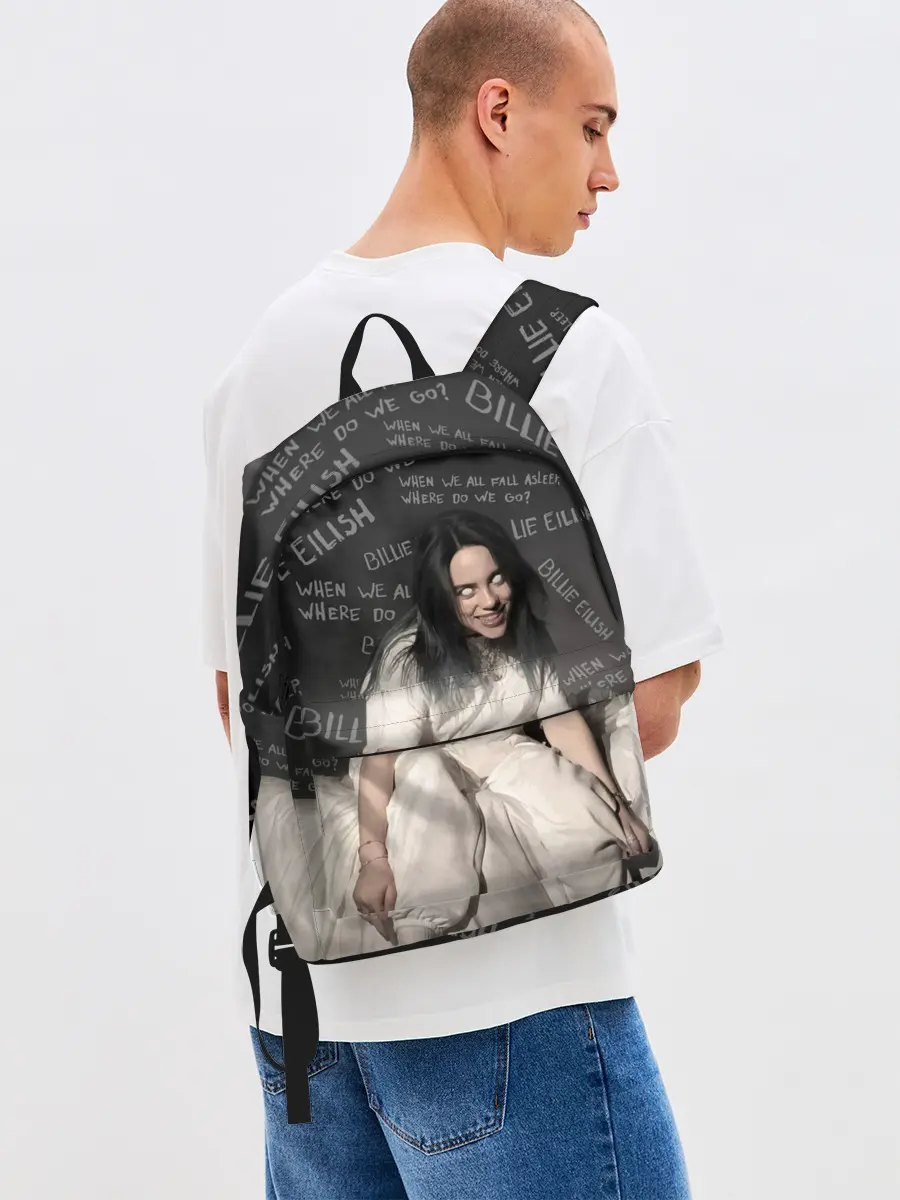 Рюкзак джинсовый / BILLIE EILISH - Where Do We Go
