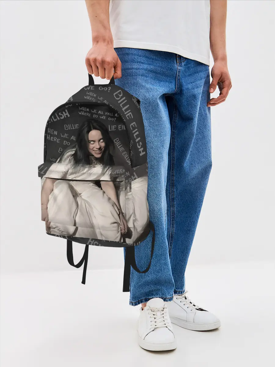 Рюкзак джинсовый / BILLIE EILISH - Where Do We Go
