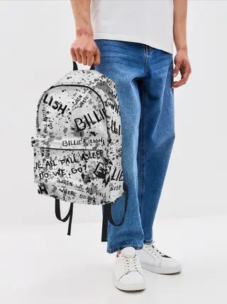 Рюкзак джинсовый / BILLIE EILISH - Where Do We Go