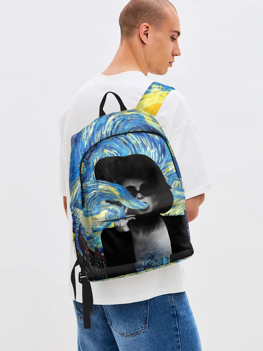 Рюкзак джинсовый / Марла на картине Ван Гога