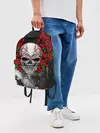Рюкзак джинсовый / Skull and Roses