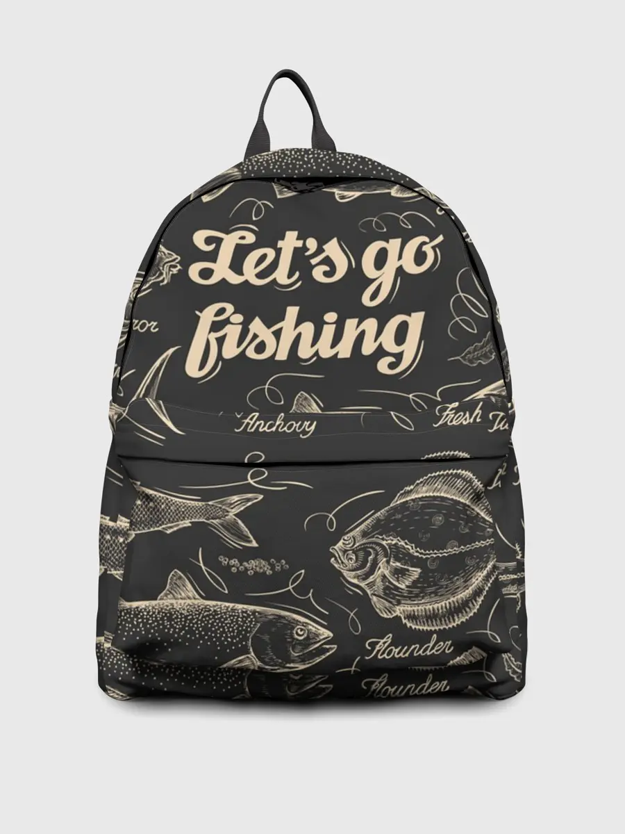 Рюкзак джинсовый / Lets go fishing
