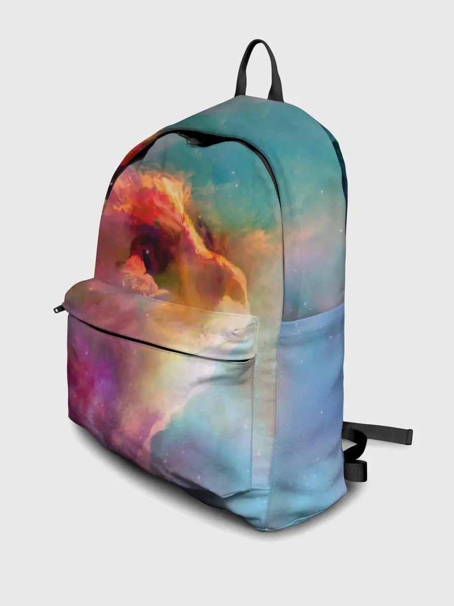 Рюкзак джинсовый / КОСМИЧЕСКИЙ КОТ