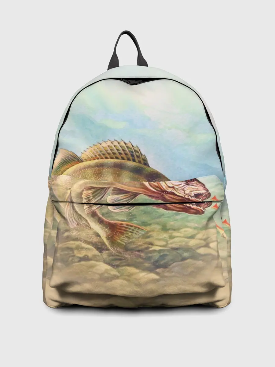 Рюкзак джинсовый / Рыба