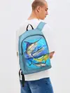 Рюкзак джинсовый / Marlin and other fish