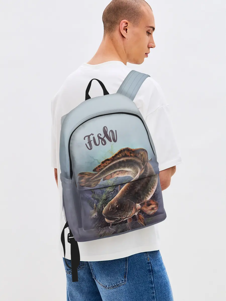 Рюкзак джинсовый / Fish