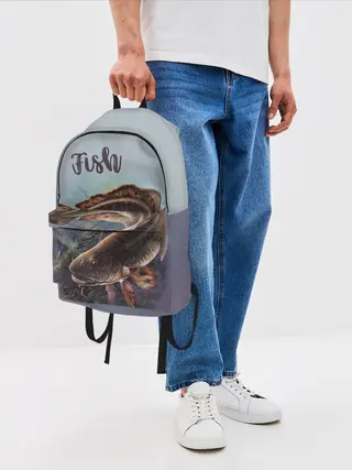 Рюкзак джинсовый / Fish