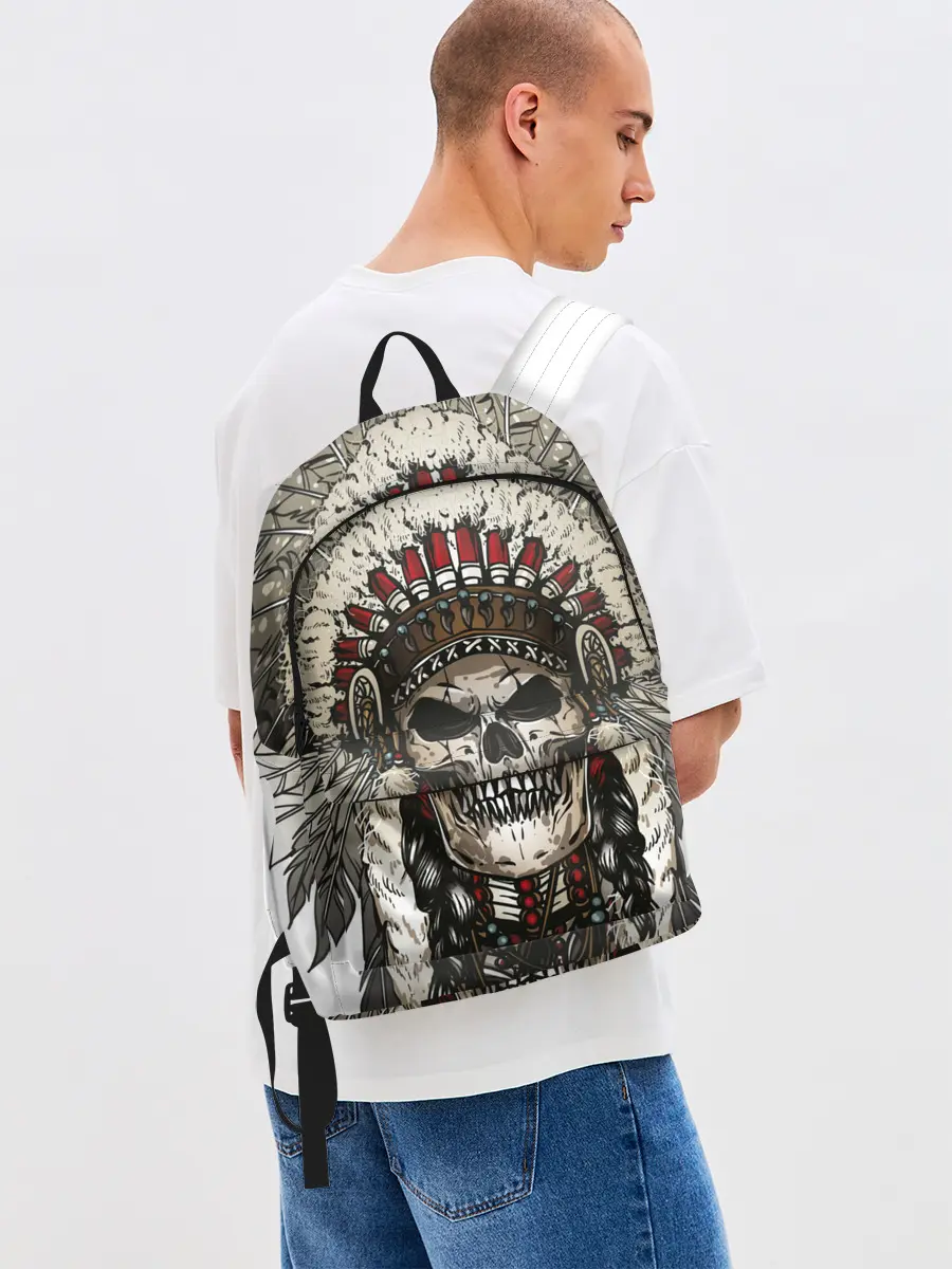 Рюкзак джинсовый / Leader of indian skeletons