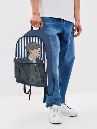 Рюкзак джинсовый / Острые козырьки